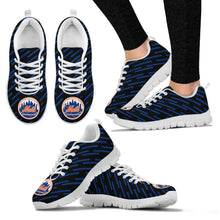 Load image into Gallery viewer, Marvelous Striped Stunning Logo New York Mets Sneakers