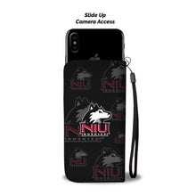 Load image into Gallery viewer, Northern Illinois Huskies Logo Background Wallet Phone Cases