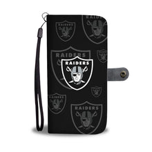 Load image into Gallery viewer, Oakland Raiders Logo Background Wallet Phone Cases