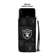 Load image into Gallery viewer, Oakland Raiders Logo Background Wallet Phone Cases