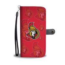 Load image into Gallery viewer, Ottawa Senators Logo Background Wallet Phone Cases