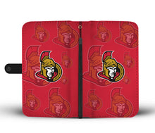 Load image into Gallery viewer, Ottawa Senators Logo Background Wallet Phone Cases