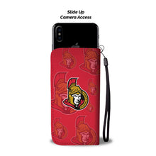 Load image into Gallery viewer, Ottawa Senators Logo Background Wallet Phone Cases