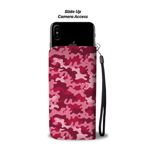 Gorgeous Camo Pattern Ohio State Buckeyes Wallet Phone Cases