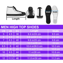 Load image into Gallery viewer, American Flag North Carolina State Wolfpack High Top Shoes