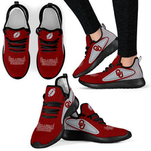 Load image into Gallery viewer, Legend React Oklahoma Sooners Mesh Knit Sneakers