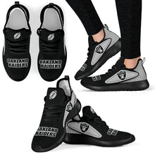 Load image into Gallery viewer, Legend React Oakland Raiders Mesh Knit Sneakers