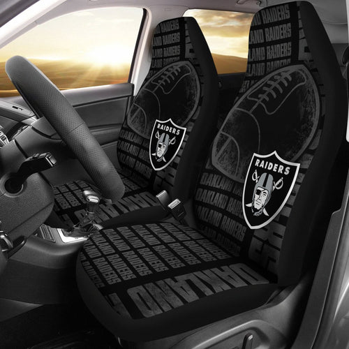 Gorgeous The Victory Oakland Raiders Car Seat Covers