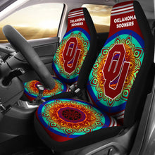 Load image into Gallery viewer, Unique Magical And Vibrant Oklahoma Sooners Car Seat Covers