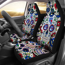 Load image into Gallery viewer, Party Skull New York Rangers Car Seat Covers