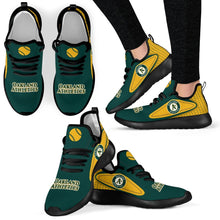 Load image into Gallery viewer, Legend React Oakland Athletics Mesh Knit Sneakers