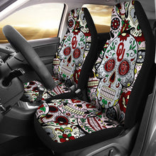 Load image into Gallery viewer, Party Skull Oklahoma Sooners Car Seat Covers