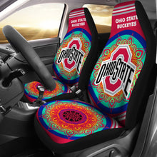 Load image into Gallery viewer, Unique Magical And Vibrant Ohio State Buckeyes Car Seat Covers