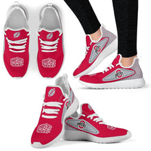 Load image into Gallery viewer, Legend React Ohio State Buckeyes Mesh Knit Sneakers