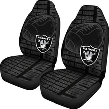 Load image into Gallery viewer, Gorgeous The Victory Oakland Raiders Car Seat Covers