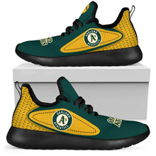 Load image into Gallery viewer, Legend React Oakland Athletics Mesh Knit Sneakers