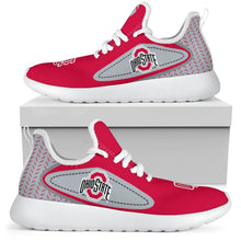 Load image into Gallery viewer, Legend React Ohio State Buckeyes Mesh Knit Sneakers