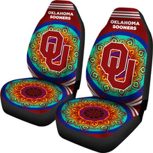 Load image into Gallery viewer, Unique Magical And Vibrant Oklahoma Sooners Car Seat Covers