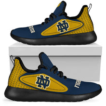 Load image into Gallery viewer, Legend React Notre Dame Fighting Irish Mesh Knit Sneakers