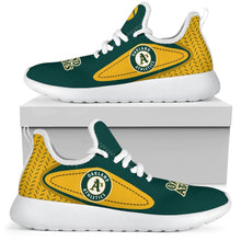Load image into Gallery viewer, Legend React Oakland Athletics Mesh Knit Sneakers