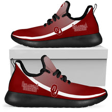 Load image into Gallery viewer, New Style Top Logo Oklahoma Sooners Mesh Knit Sneakers