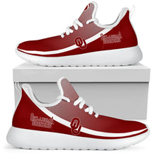 Load image into Gallery viewer, New Style Top Logo Oklahoma Sooners Mesh Knit Sneakers