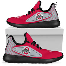 Load image into Gallery viewer, Legend React Ohio State Buckeyes Mesh Knit Sneakers
