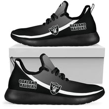 Load image into Gallery viewer, New Style Top Logo Oakland Raiders Mesh Knit Sneakers