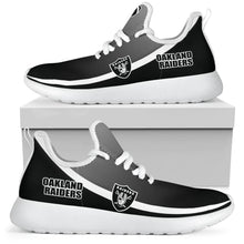 Load image into Gallery viewer, New Style Top Logo Oakland Raiders Mesh Knit Sneakers