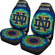 Load image into Gallery viewer, Unique Magical And Vibrant Notre Dame Fighting Irish Car Seat Covers
