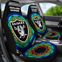 Load image into Gallery viewer, Unique Magical And Vibrant Oakland Raiders Car Seat Covers
