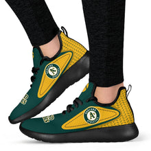 Load image into Gallery viewer, Legend React Oakland Athletics Mesh Knit Sneakers