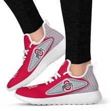 Load image into Gallery viewer, Legend React Ohio State Buckeyes Mesh Knit Sneakers
