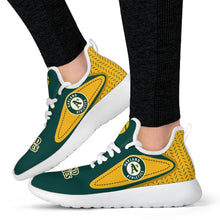 Load image into Gallery viewer, Legend React Oakland Athletics Mesh Knit Sneakers