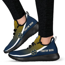 Load image into Gallery viewer, New Style Top Logo Notre Dame Fighting Irish Mesh Knit Sneakers