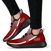 Load image into Gallery viewer, New Style Top Logo Oklahoma Sooners Mesh Knit Sneakers