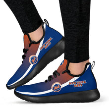 Load image into Gallery viewer, New Style Top Logo New York Mets Mesh Knit Sneakers