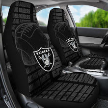 Load image into Gallery viewer, Gorgeous The Victory Oakland Raiders Car Seat Covers