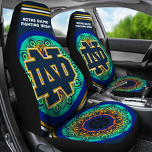 Load image into Gallery viewer, Unique Magical And Vibrant Notre Dame Fighting Irish Car Seat Covers