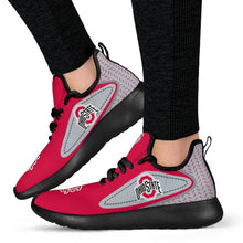 Load image into Gallery viewer, Legend React Ohio State Buckeyes Mesh Knit Sneakers