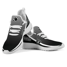 Load image into Gallery viewer, New Style Top Logo Oakland Raiders Mesh Knit Sneakers