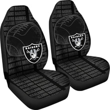 Load image into Gallery viewer, Gorgeous The Victory Oakland Raiders Car Seat Covers