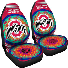 Load image into Gallery viewer, Unique Magical And Vibrant Ohio State Buckeyes Car Seat Covers