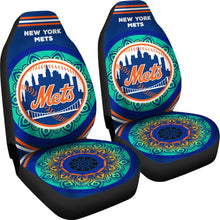 Load image into Gallery viewer, Unique Magical And Vibrant New York Mets Car Seat Covers