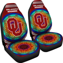 Load image into Gallery viewer, Unique Magical And Vibrant Oklahoma Sooners Car Seat Covers