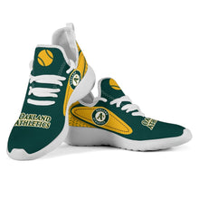 Load image into Gallery viewer, Legend React Oakland Athletics Mesh Knit Sneakers