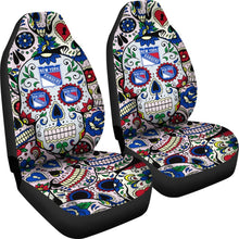 Load image into Gallery viewer, Party Skull New York Rangers Car Seat Covers