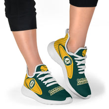 Load image into Gallery viewer, Legend React Oakland Athletics Mesh Knit Sneakers