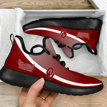 Load image into Gallery viewer, New Style Top Logo Oklahoma Sooners Mesh Knit Sneakers