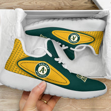 Load image into Gallery viewer, Legend React Oakland Athletics Mesh Knit Sneakers
